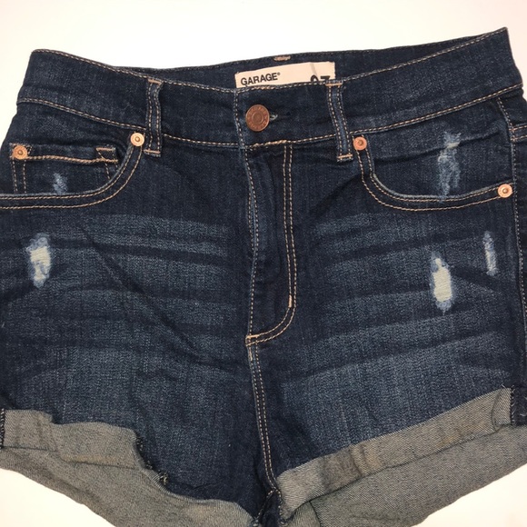 SOLD NWOT garage retro high waisted denim shorts - Picture 1 of 1